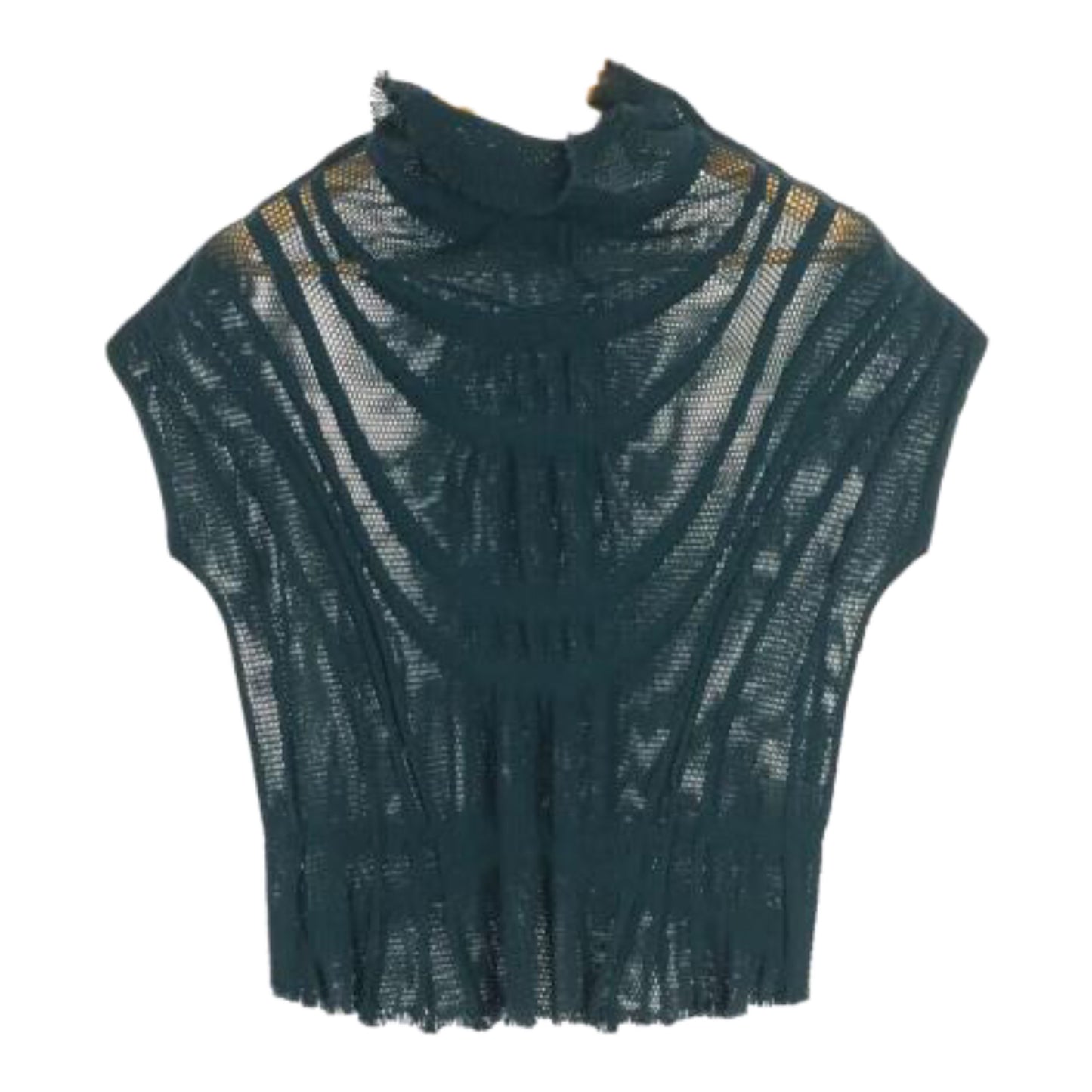 Issey Miyake Power Net Turtleneck Top