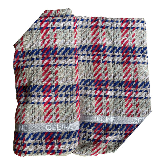 Celine Multi Check Beach Towel