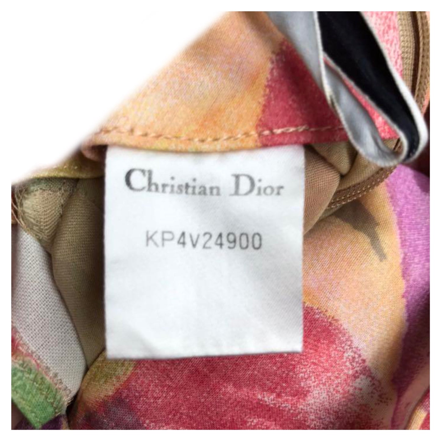 Christian Dior Floral Button Back Buckle Wrap Skirt Set