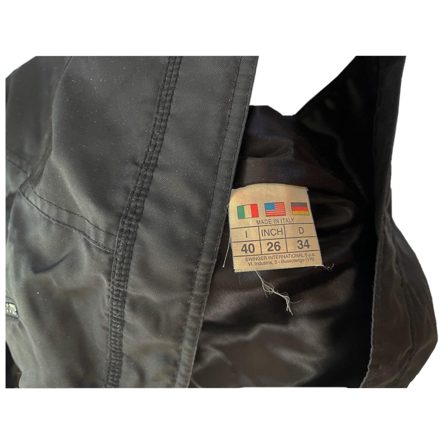 Fendi Nylon Button Down Trucker Jacket W Mesh Logo