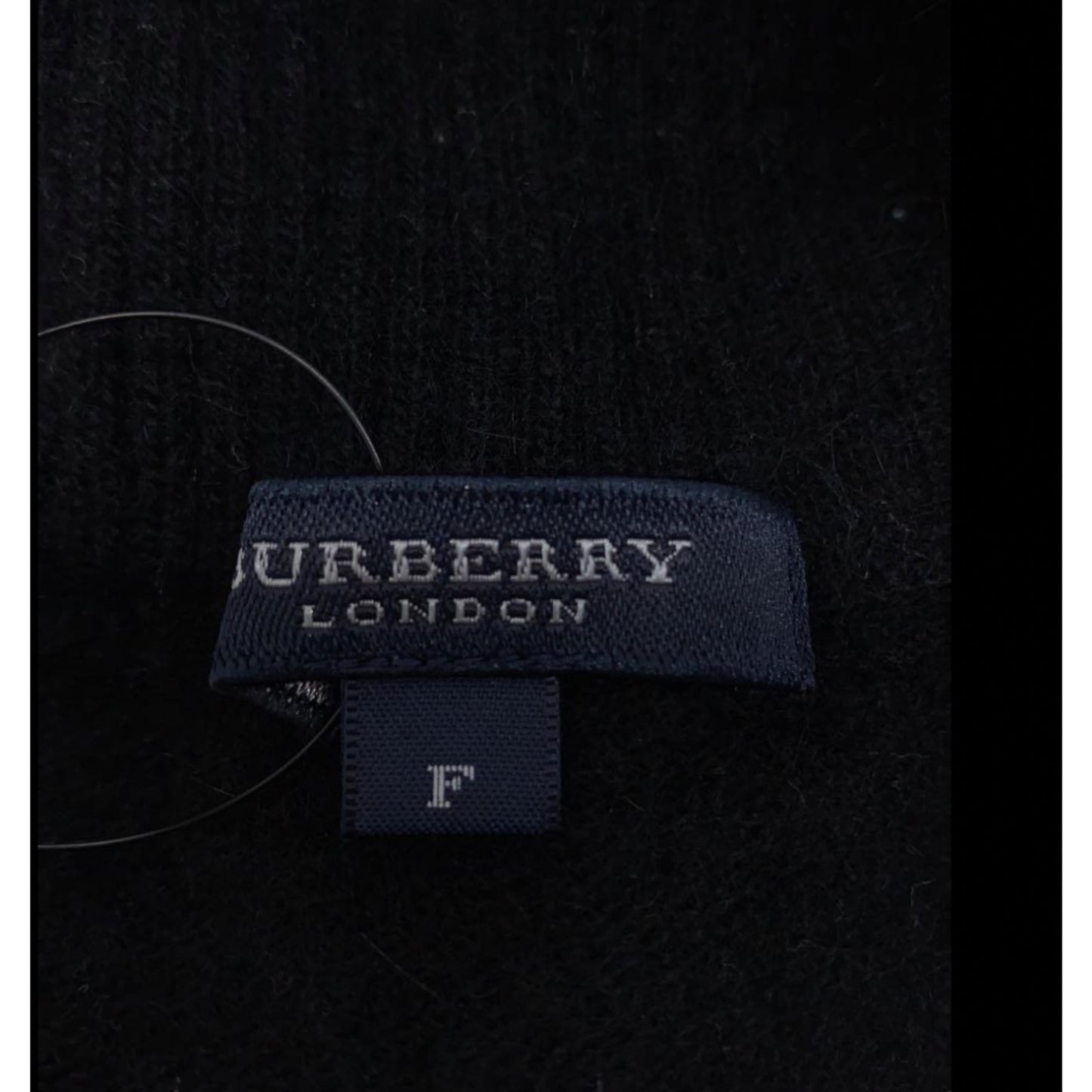 Burberry London Logo SS Knit Turtleneck Top