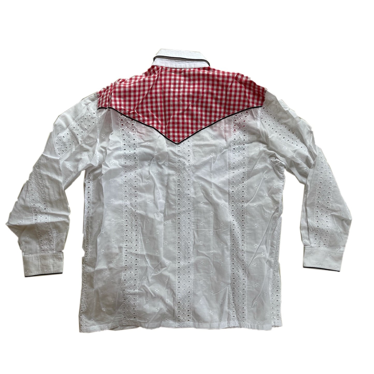 Moschino Jeans Western Crotchet Checkered Shirt