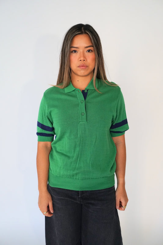 Christian Dior Sports Back Logo Knit Polo