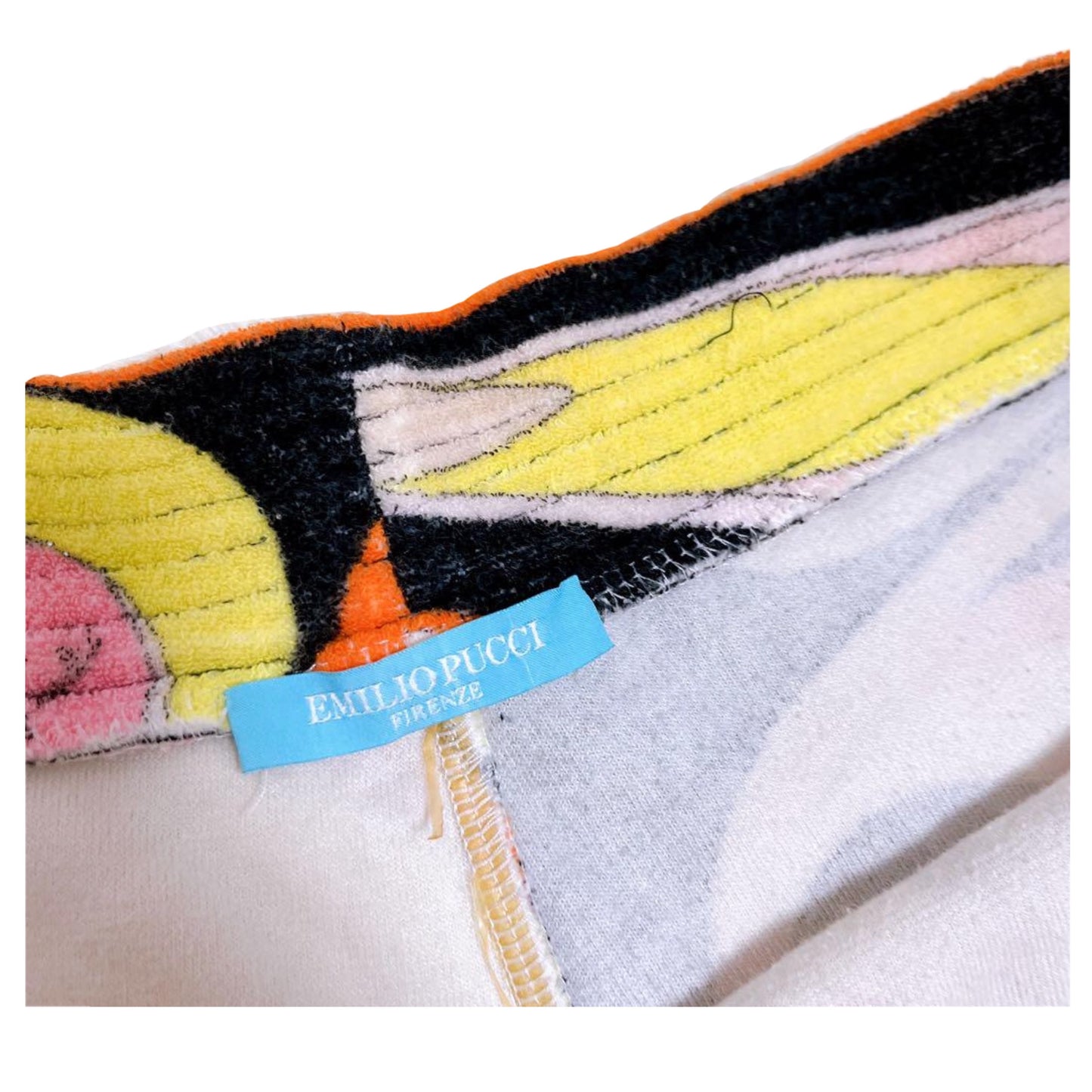 Emilio Pucci Terry Towel Abstract Culottes