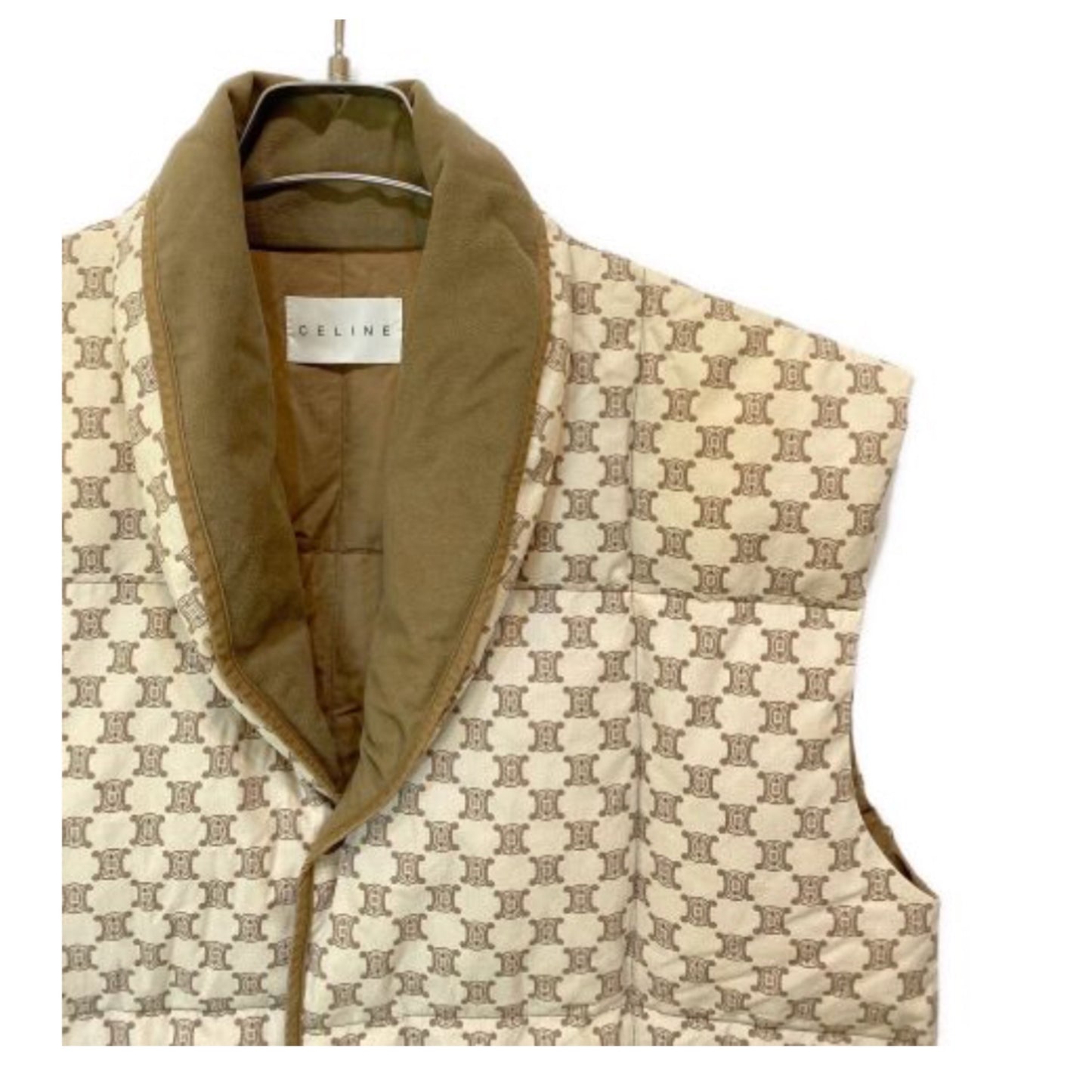 Celine Macadam Logo Down Puffer Vest
