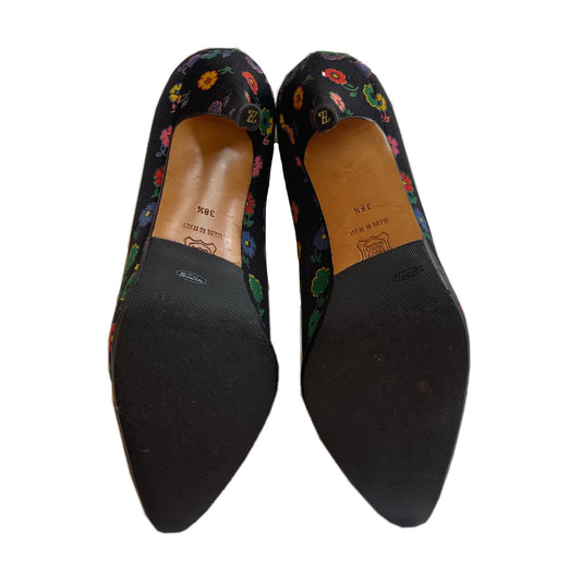 Versace Multi Color Floral Heels