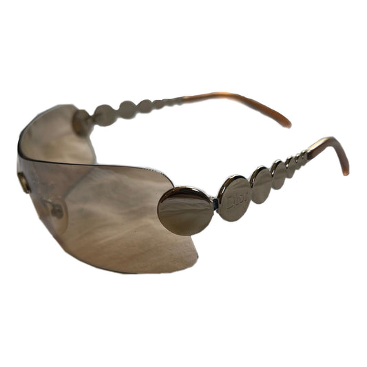 Christian Dior Rose Gold Shield Sunglasses