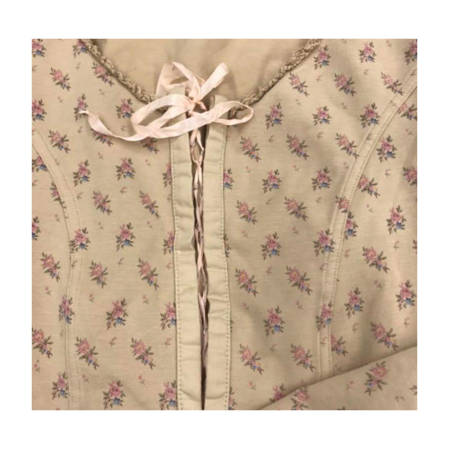 Ralph Lauren Floral Corset LS Top
