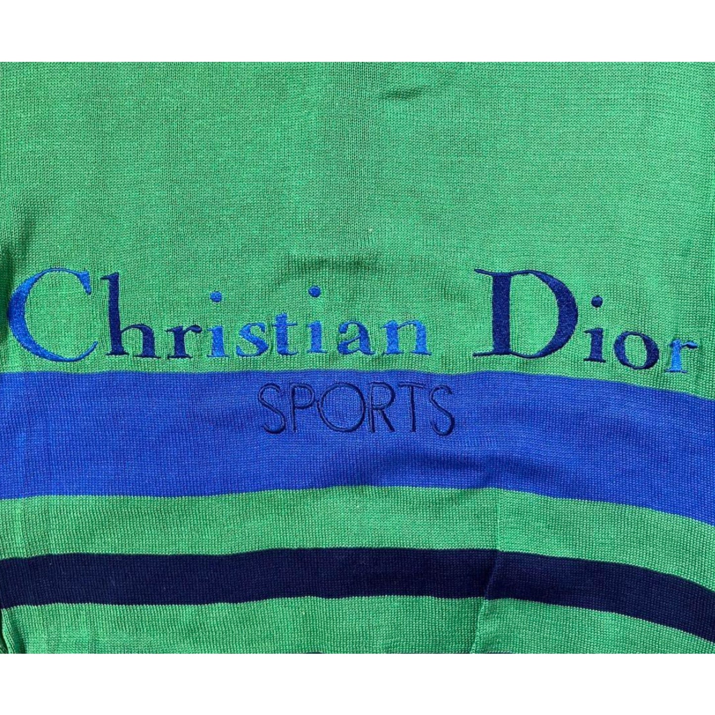 Christian Dior Sports Back Logo Knit Polo