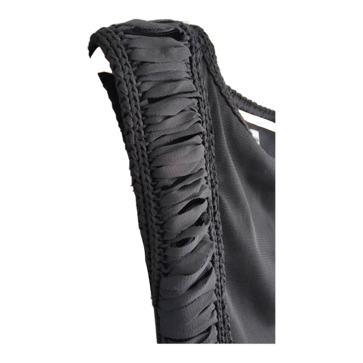 Jean Paul Gaultier Mesh Braided Lace Up Tank Dress