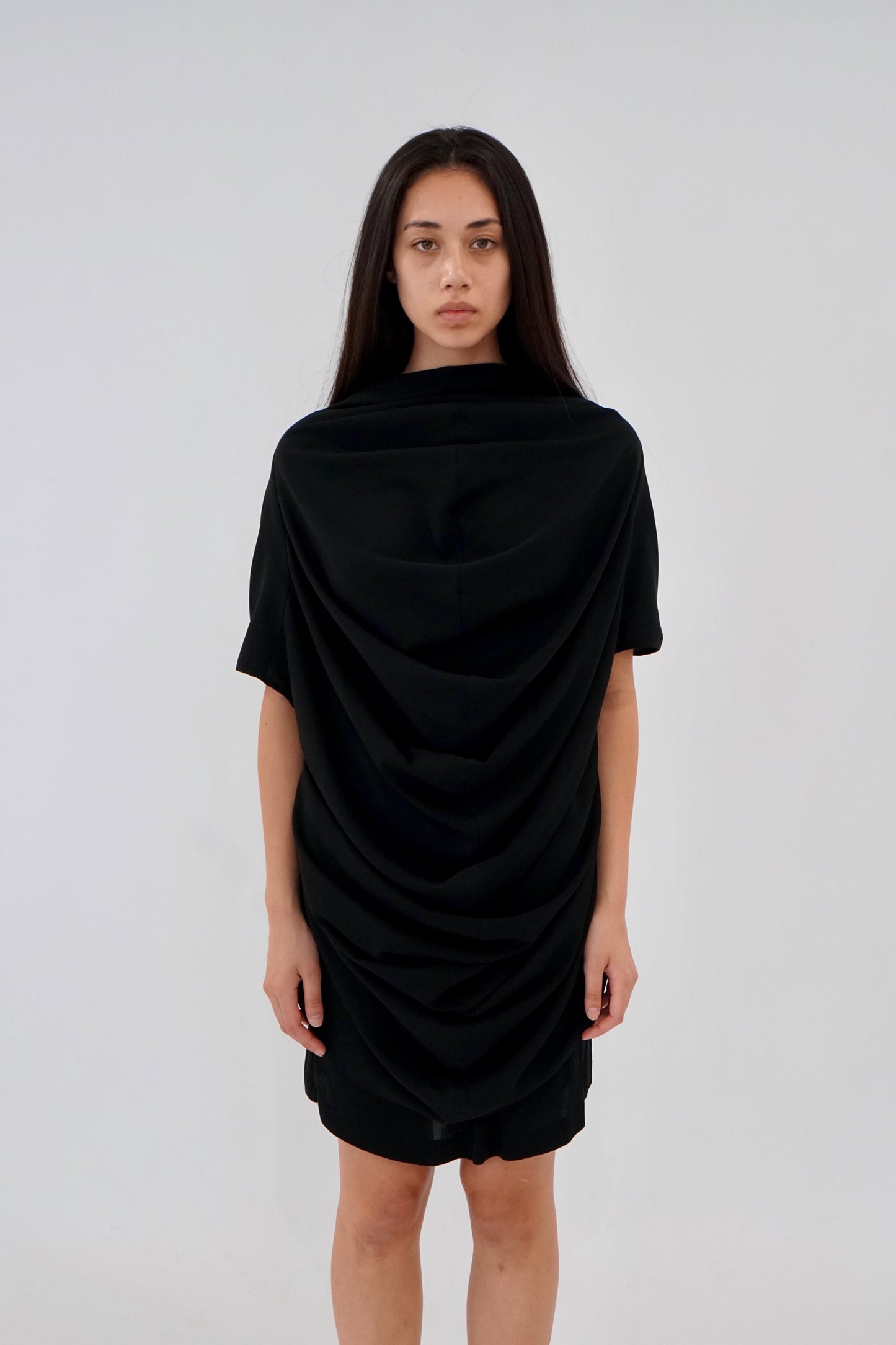 Junya Watanabe Comme Des Garcons Ruched Layered Top Dress