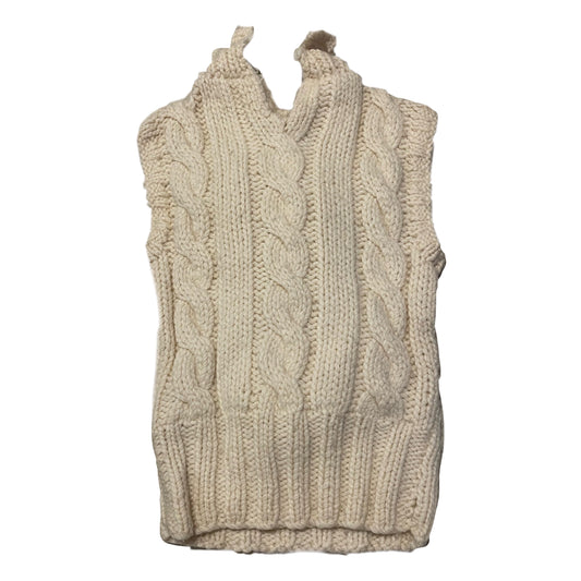 Miu Miu Hand Knit Sless Ruffle Vest Top
