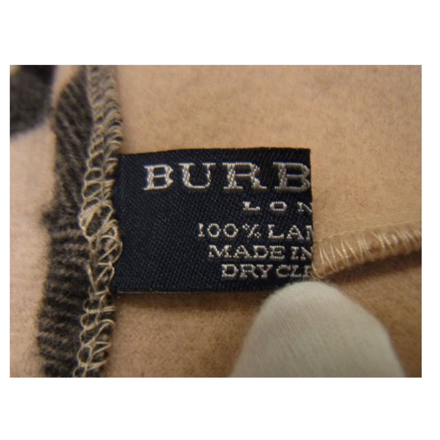 Burberry London Nova Check Fringe Poncho