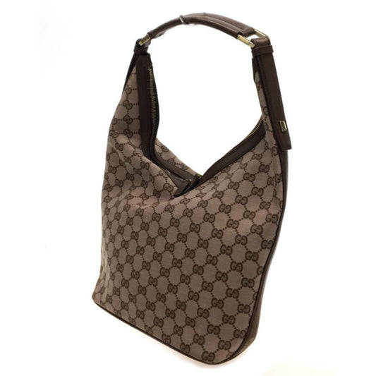 Gucci Monogram Canvas Shoulder Large Tote Handbag