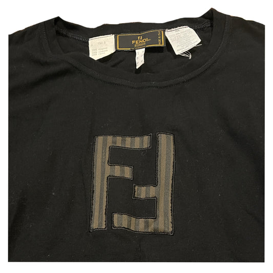 Fendi Black Long Sleeve W/ FF Logo