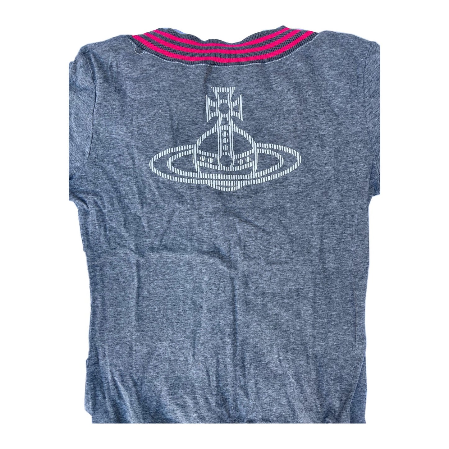 Vivienne Westwood Orbit Logo Scoopneck SS Cardigan