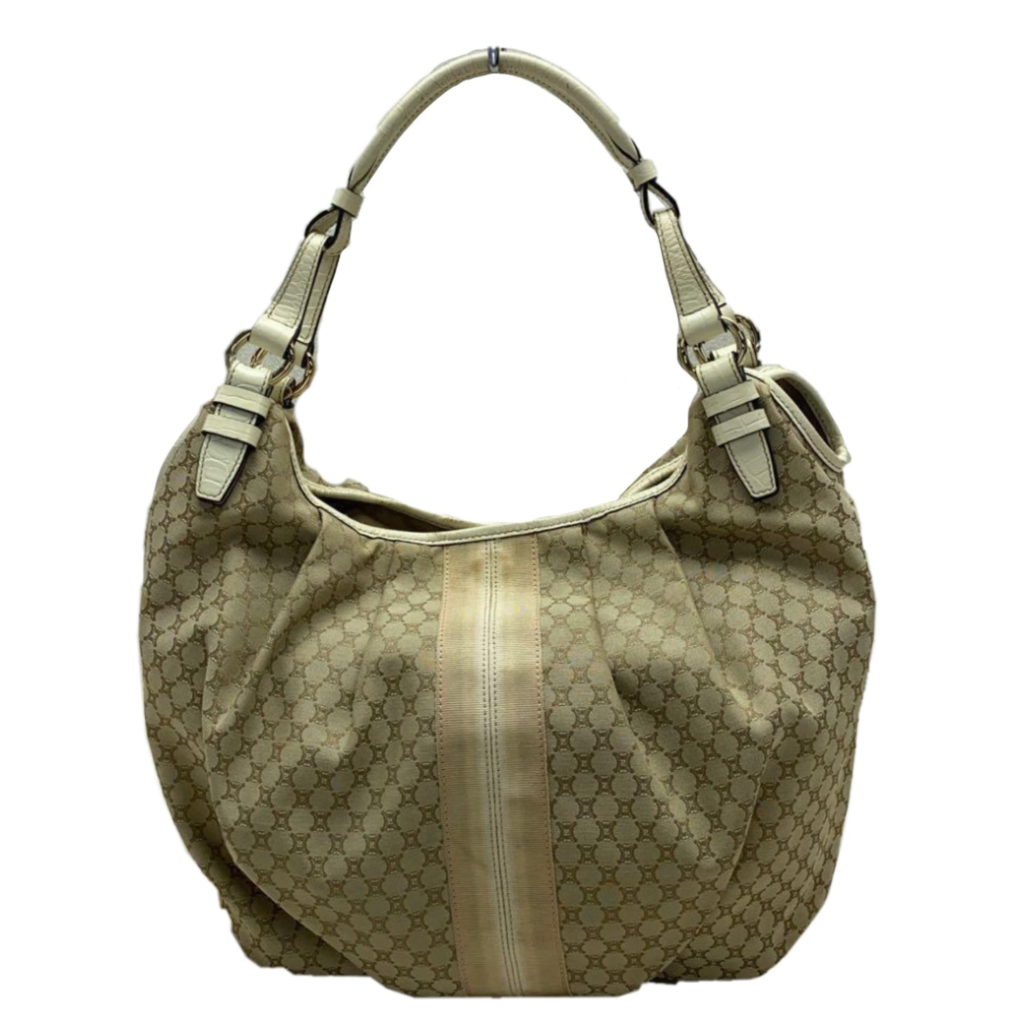 Celine Macadam Monogram Hobo Shoulder Bag