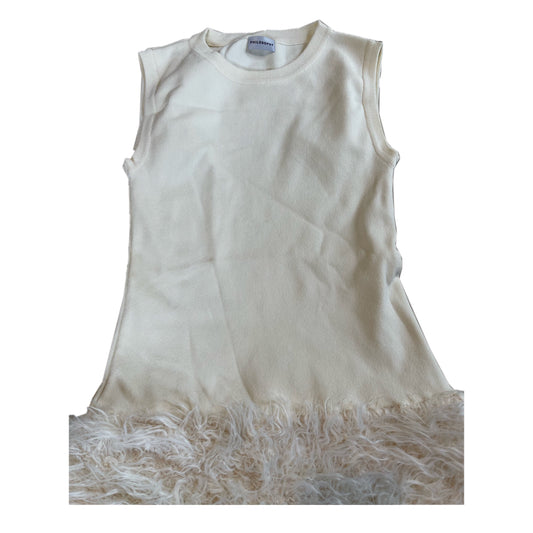 Philosophy Knit Fur Skirt Sless Dress