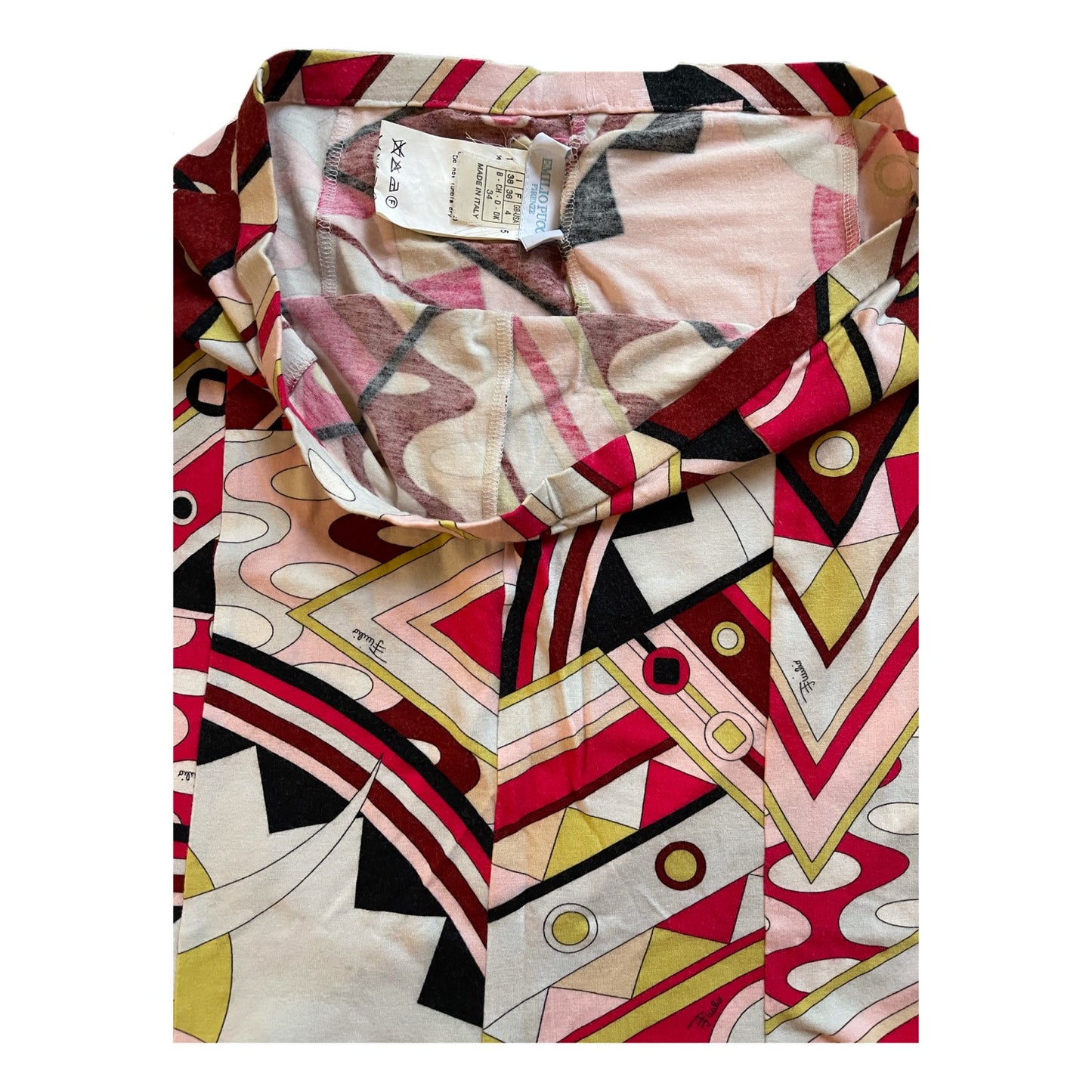 Emilio Pucci Abstract Pattern Mermaid Midi Skirt