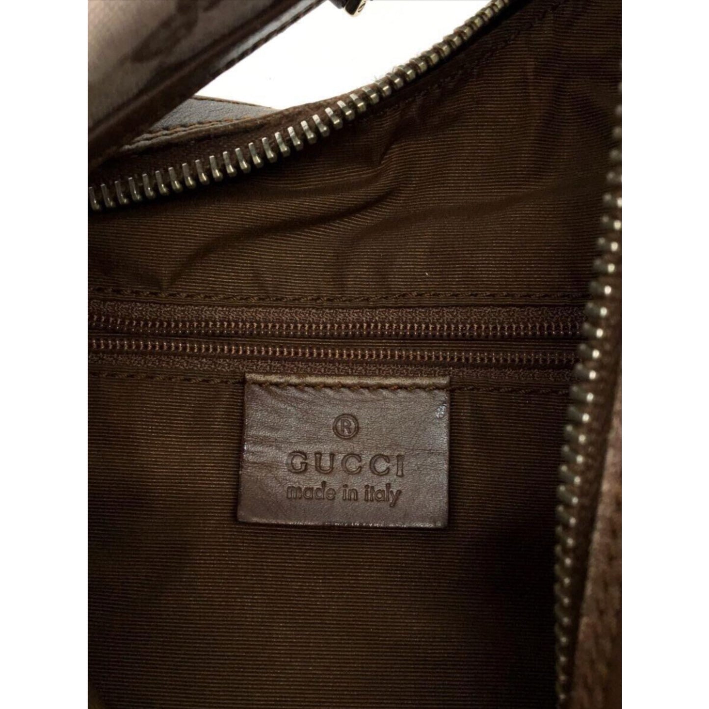Gucci Monogram Canvas Shoulder Large Tote Handbag