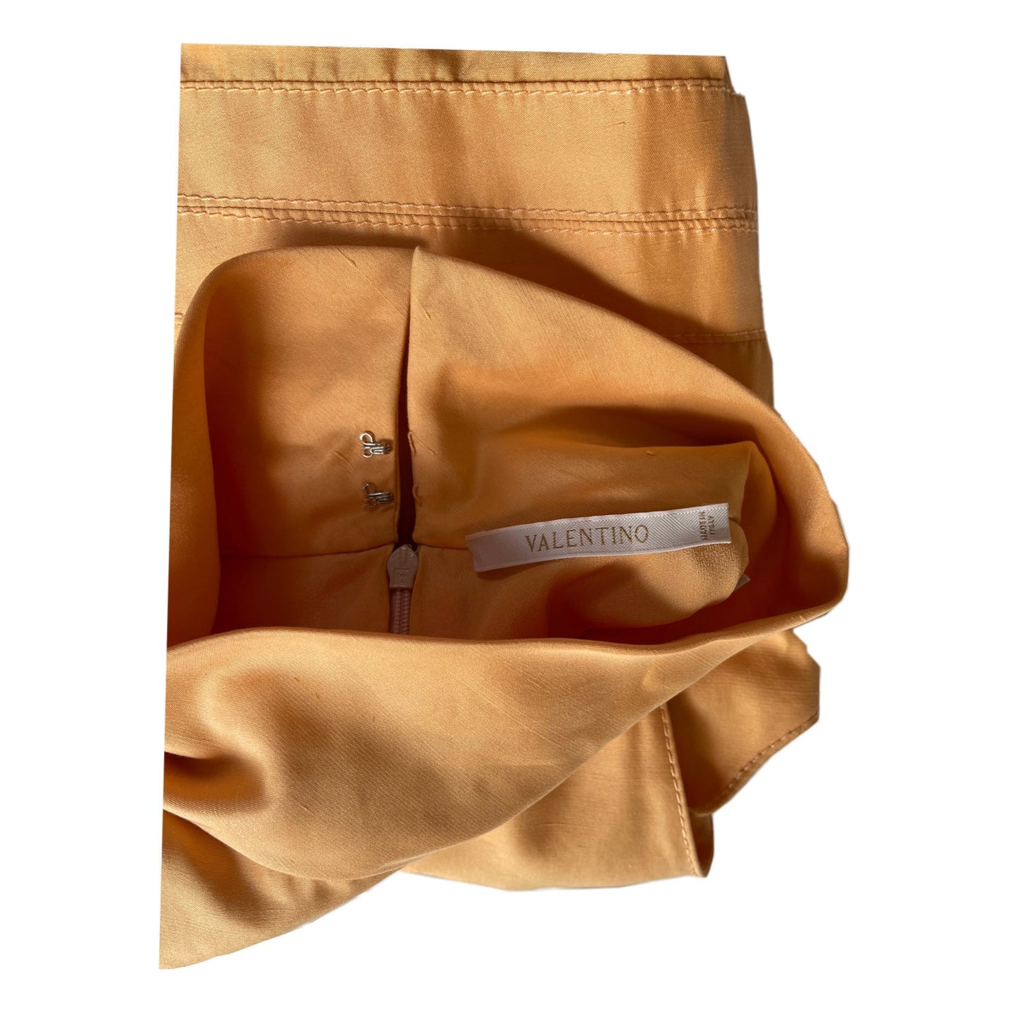 Valentino Silk Turtleneck Sless Midi Dress