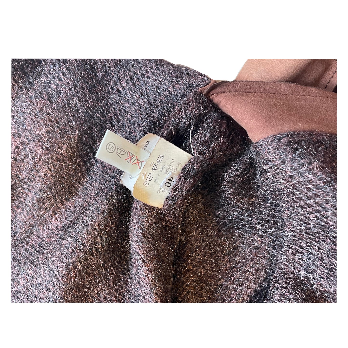 Fendi Suede Layered Coat
