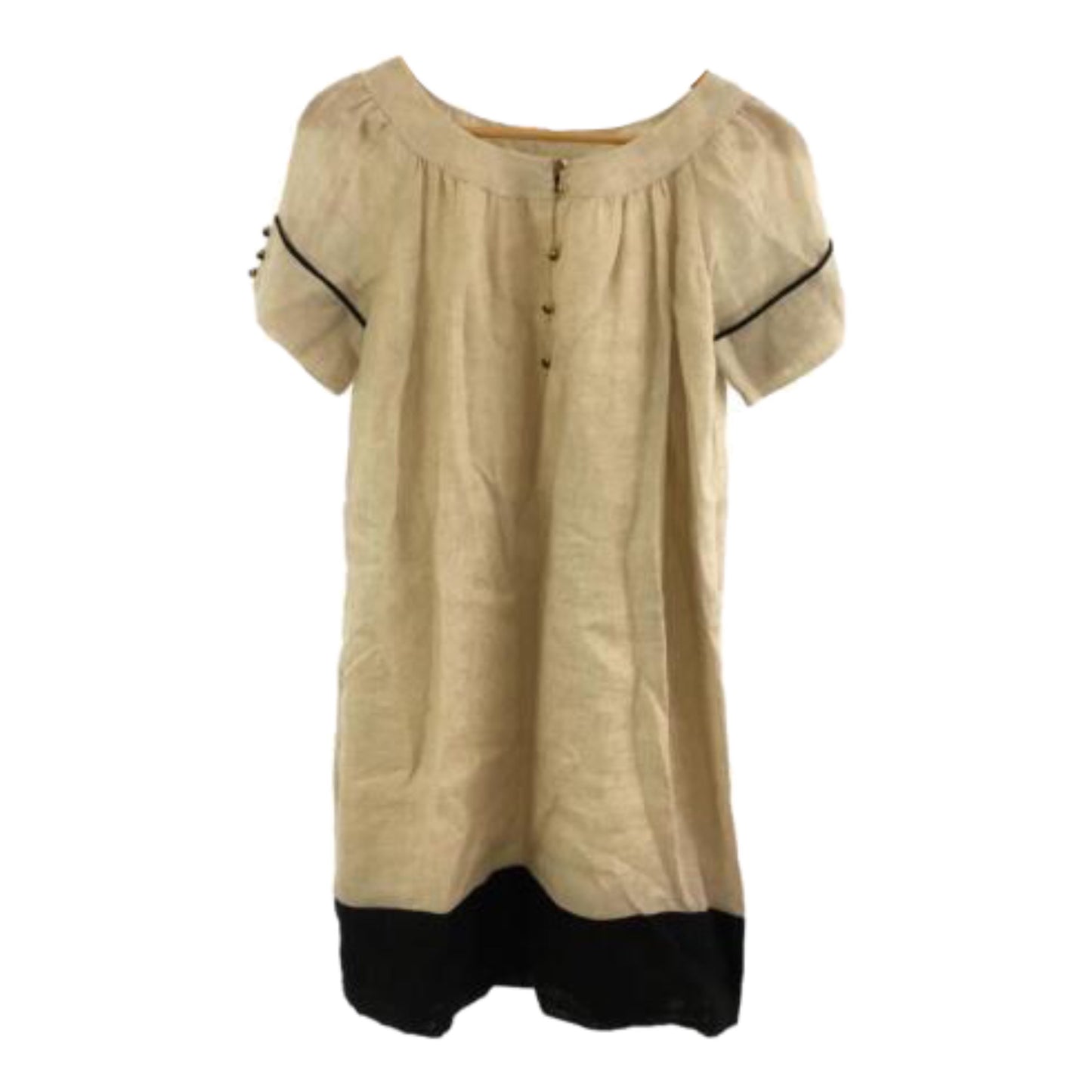 Fendi Linen Oversized Dress w Bubble SS