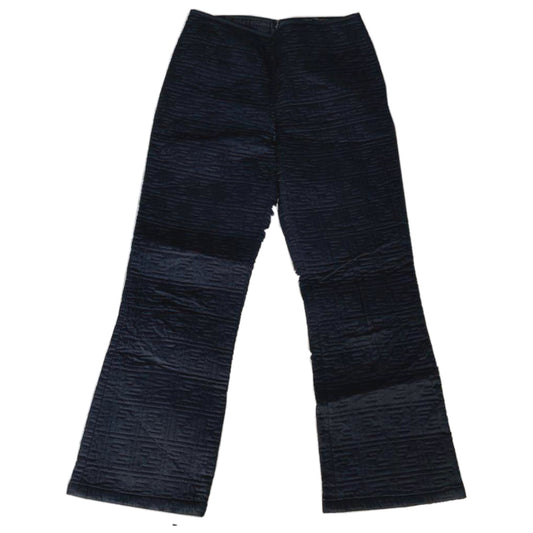 Fendi Zucca High Waist Embroidered Pants