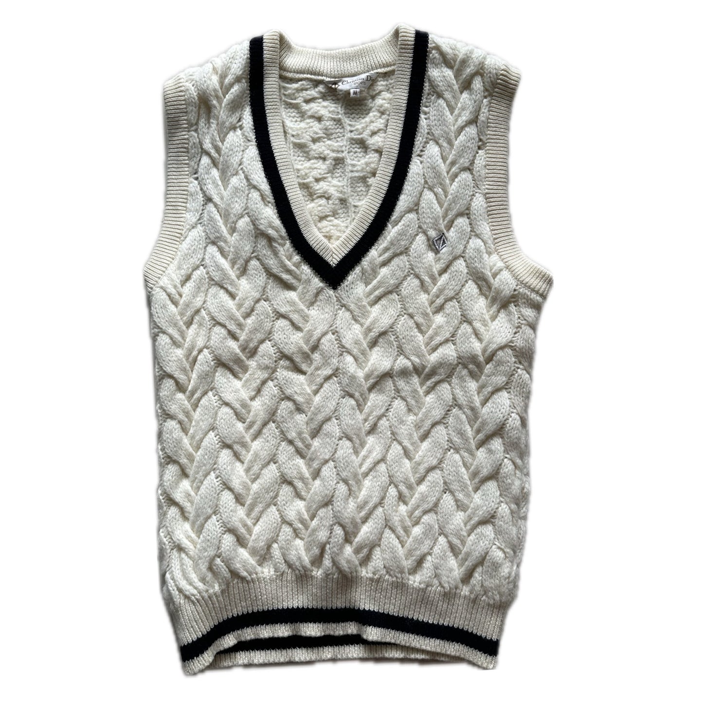 Christian Dior Sports Wool Braided Vest