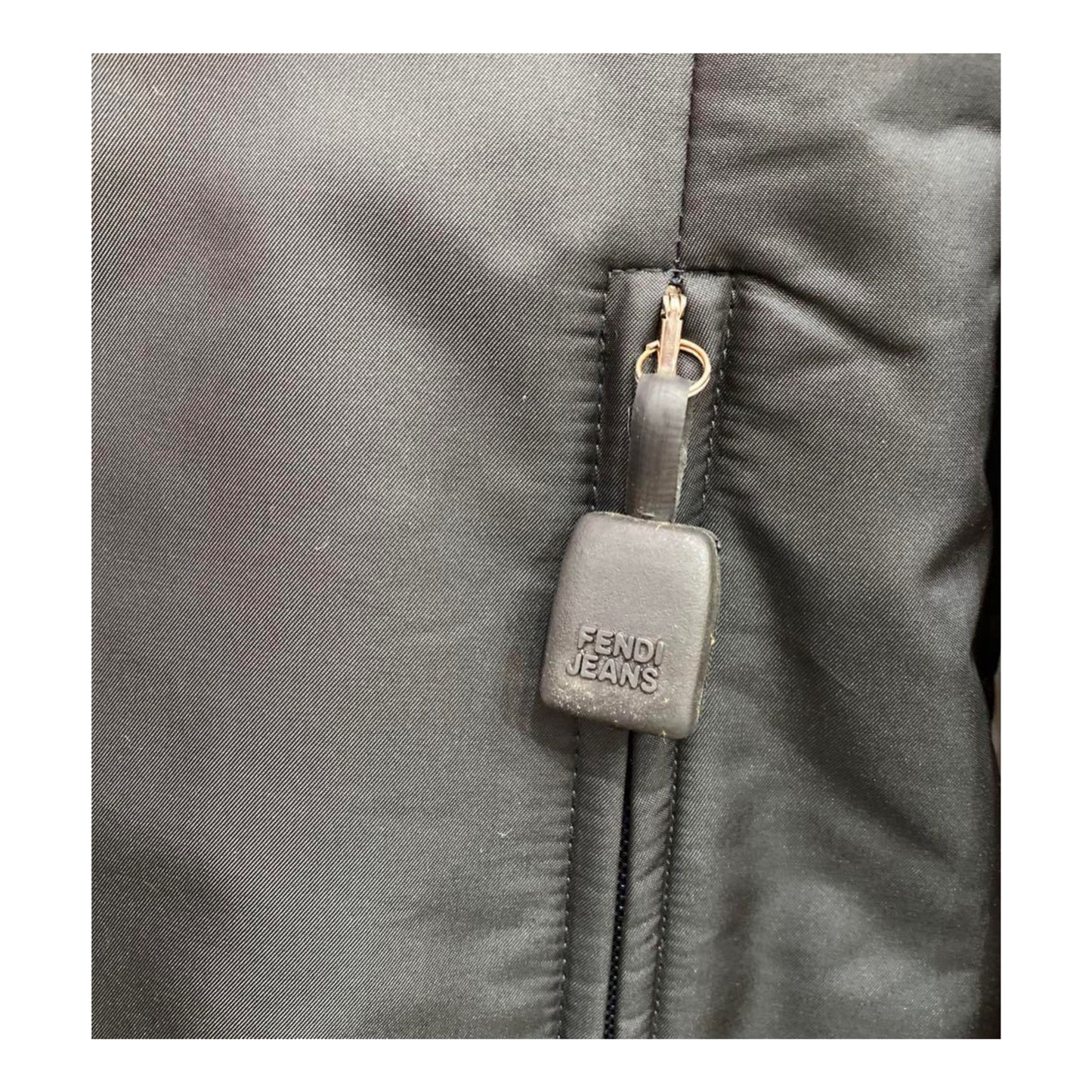 Fendi Nylon Puffer Maxi LS Coat