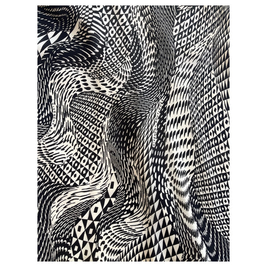 Givenchy Boutique Kaleidoscope Print Midi Skirt