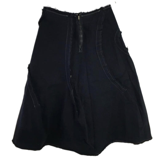 Tricot Comme Des Garcons Raw Stitch A Line Midi Skirt