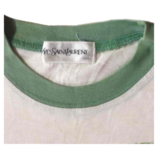 Yves Saint Laurent YSL Logo Baby Crop Tee