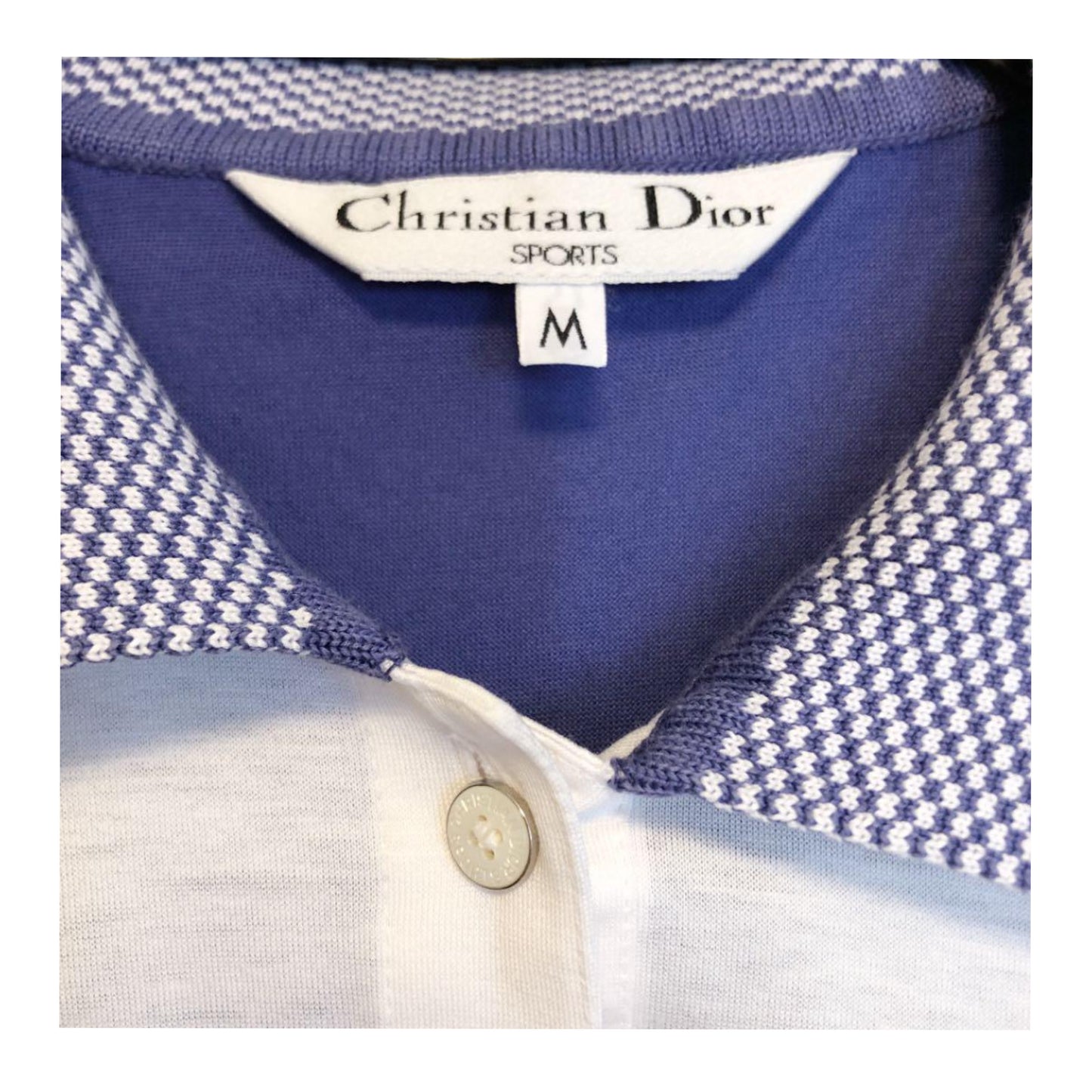 Christian Dior Sports LS Logo Polo
