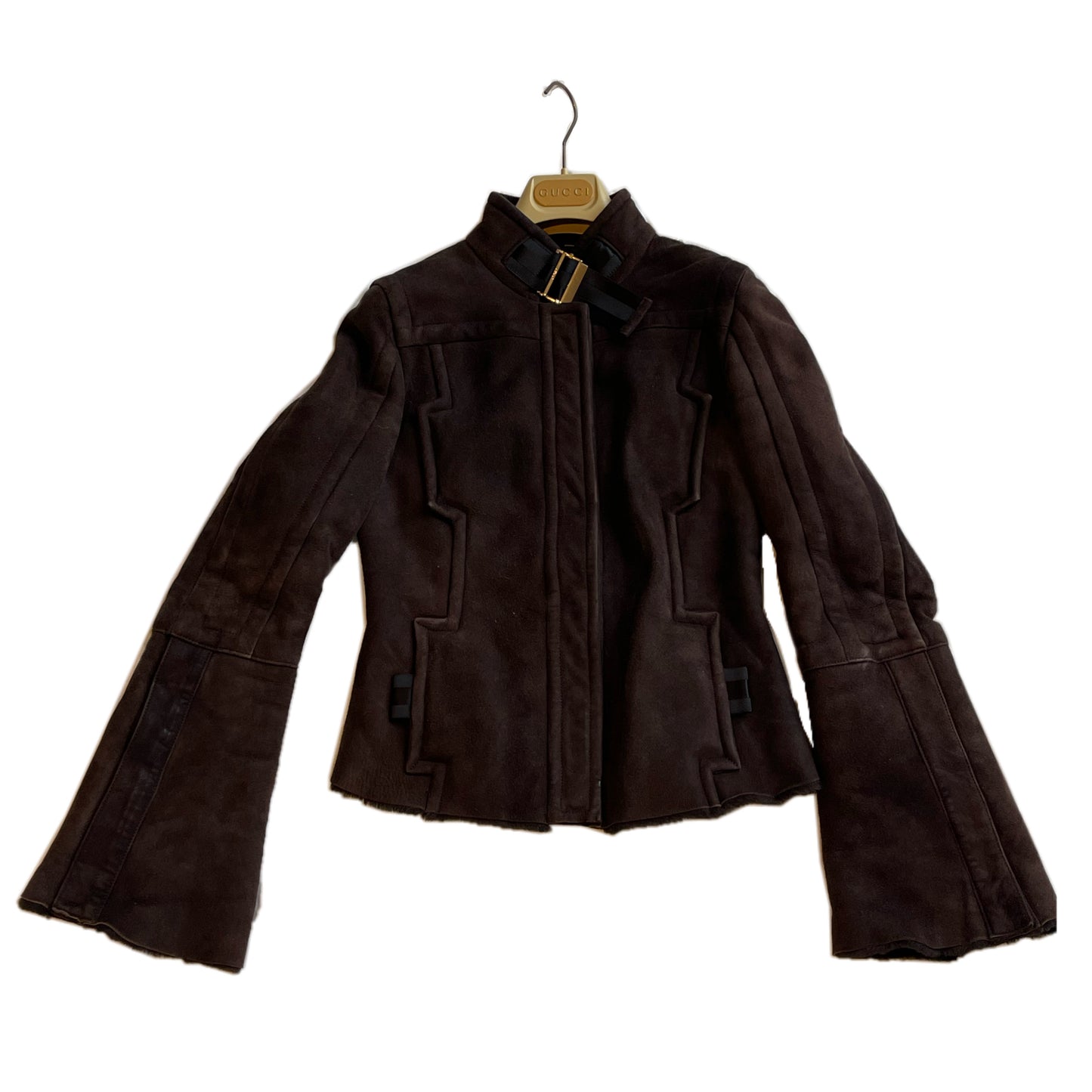Gucci Suede Leather Motor Jacket