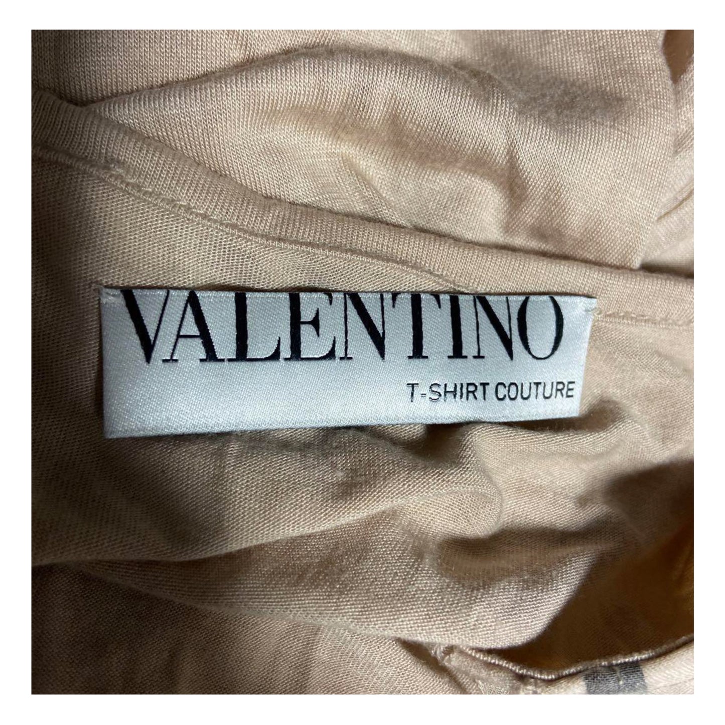Valentino w Bow Applique Off Shulder Sless Top