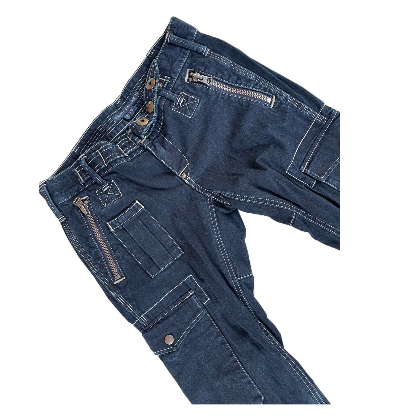 Ralph Lauren Cargo Zip Pocket Skinny Jeans