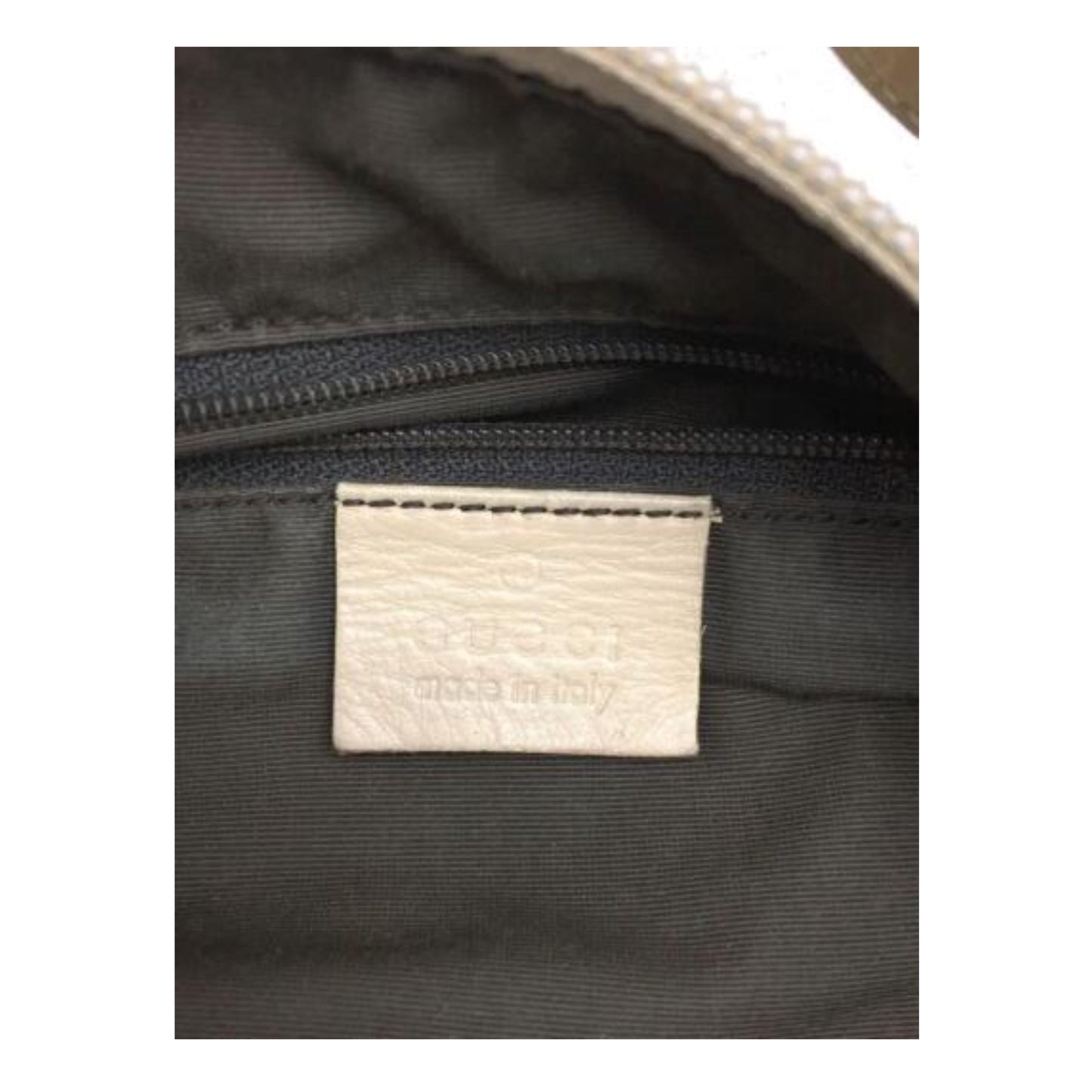 Gucci Monogram Canvas Leather Shoulder Strap Bag