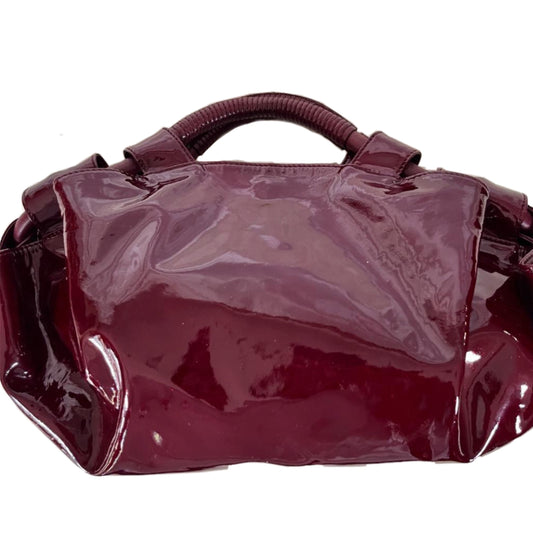 Loewe Oxblood Enamel Patent Leather Handbag