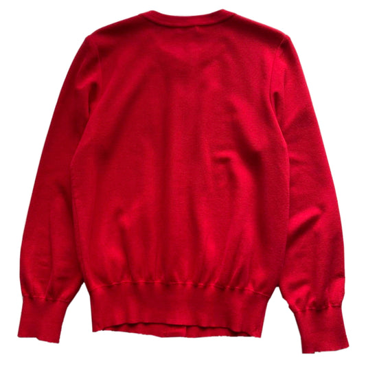 Yves Saint Laurent Studded Logo LS Button Down Cardigan