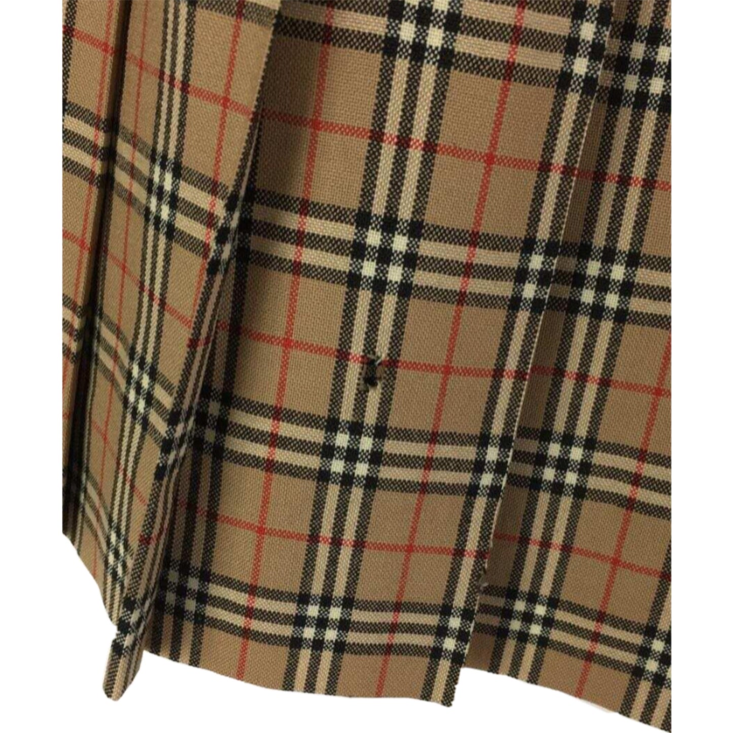Burberry Blue Label London Nova Check Pleated Mini Skirt