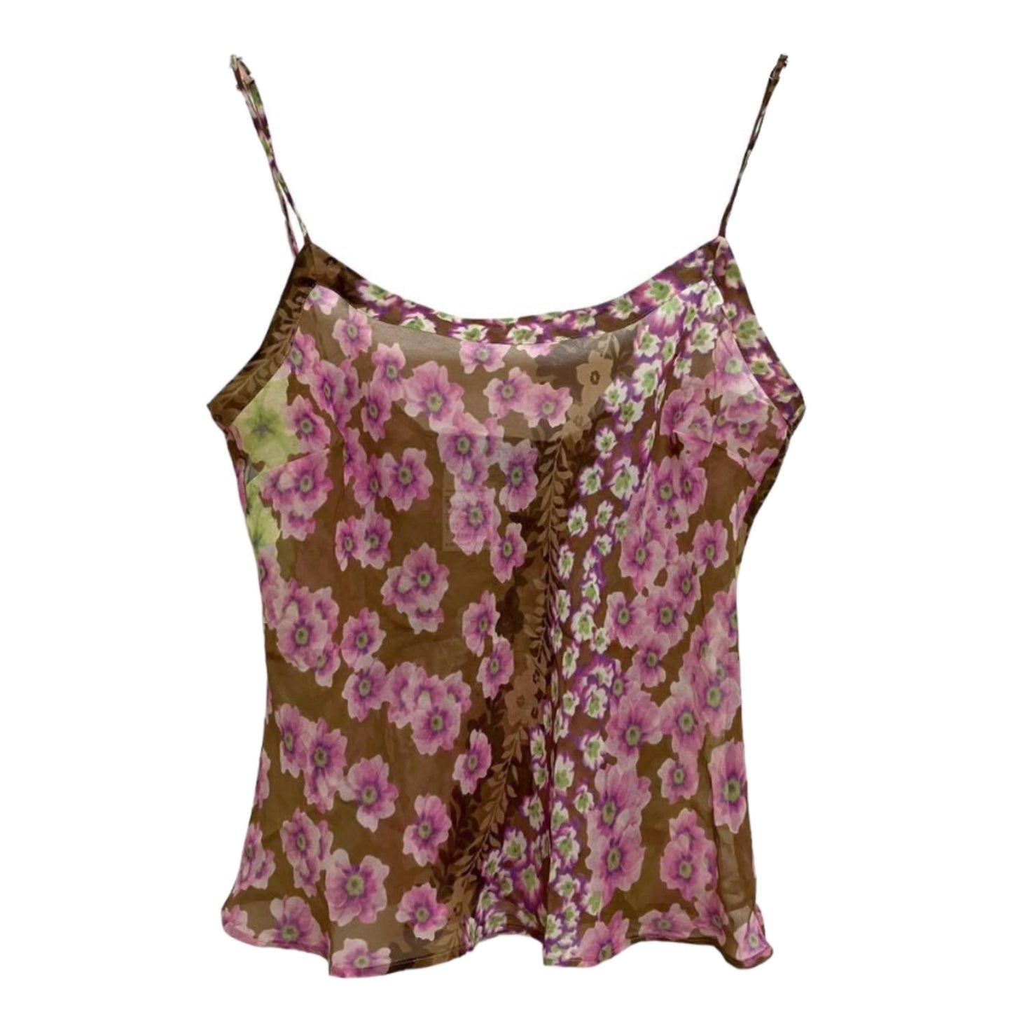Sportmax Silk Floral Abstract Cami Top