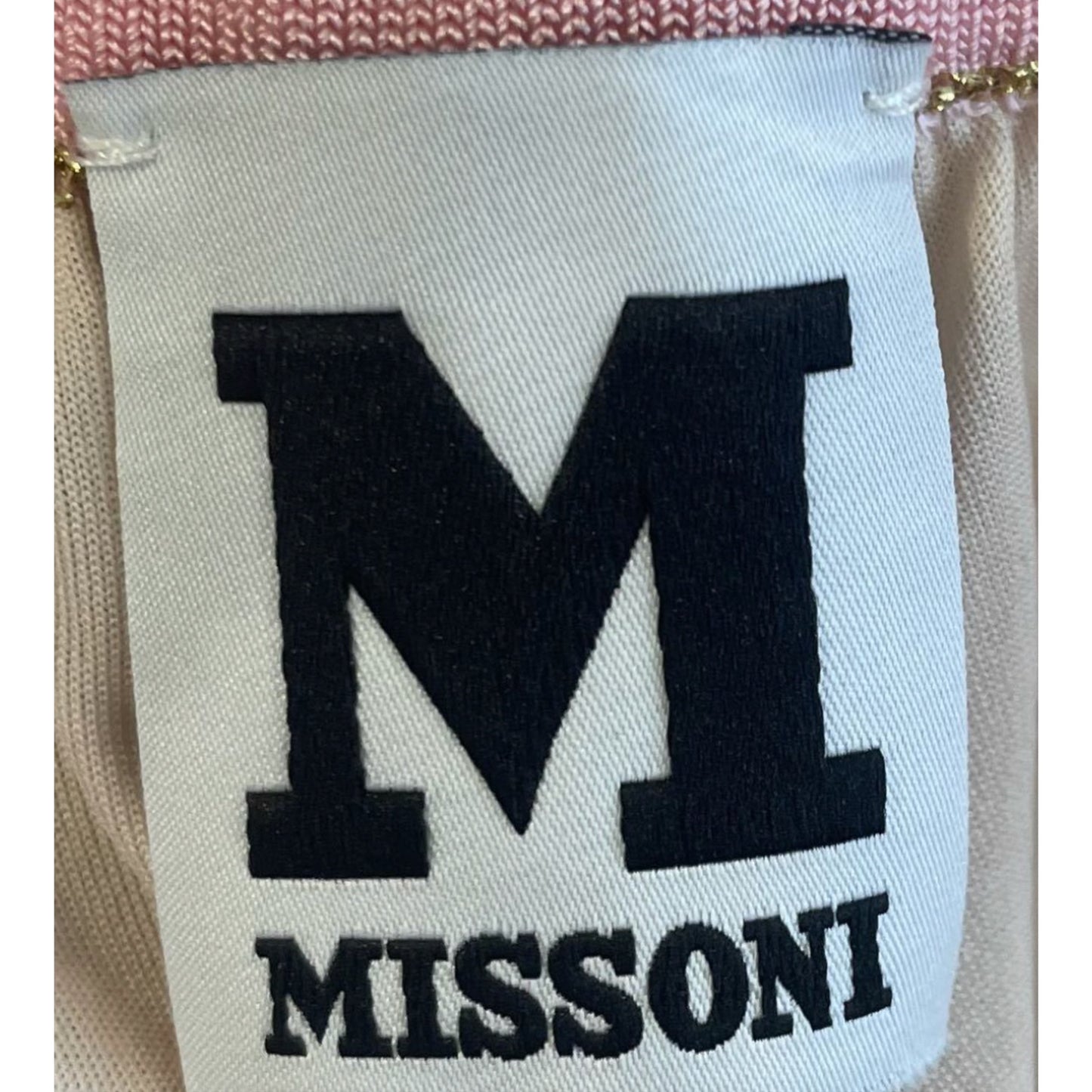 Missoni Wide Leg Glitter Lurex Stripe Knit Pants