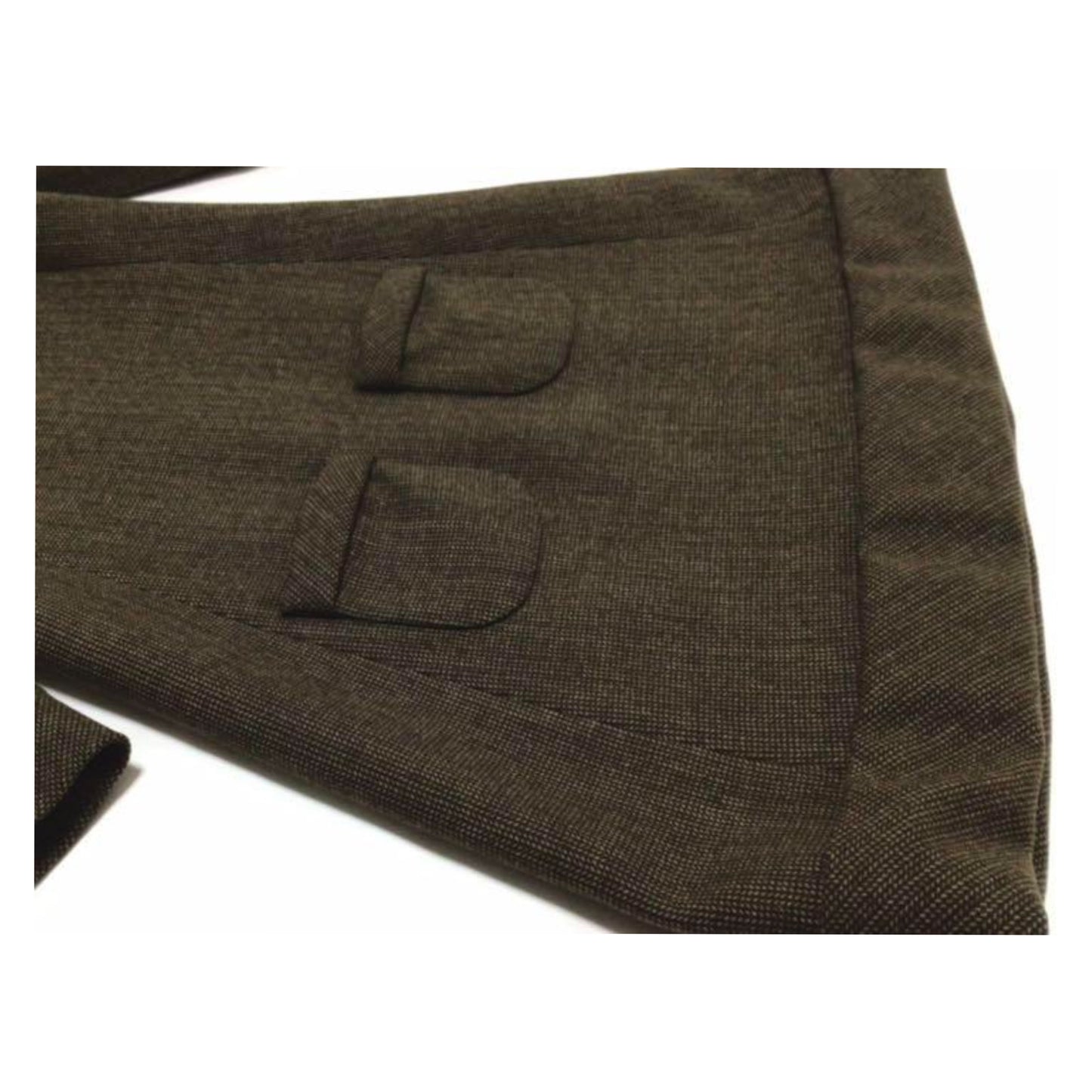 Balenciaga Tweed Wool Pocket 3/4 Sleeve A Line Dress