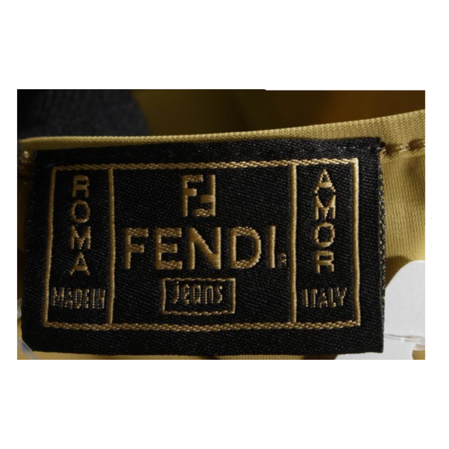 Fendi Graphic Muscle Tee w Mini Shoulder Pads