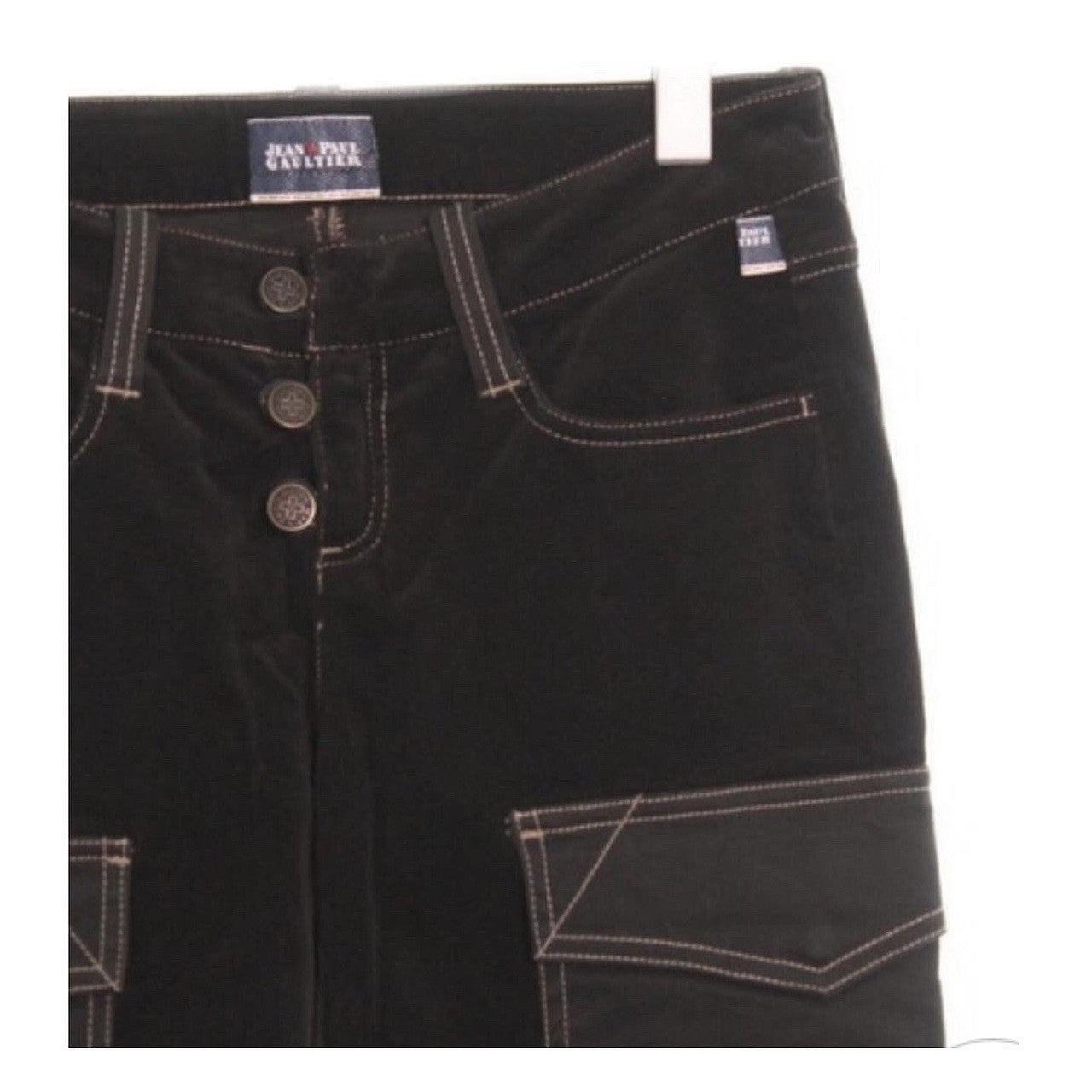 Jean Paul Gaultier Brown Velvet Utility Pant