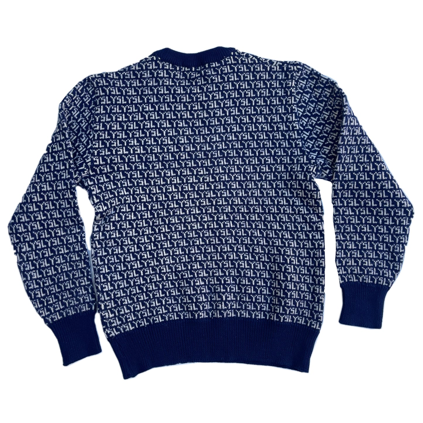 Yves Saint Laurent Logo Crewneck Knit Jumper
