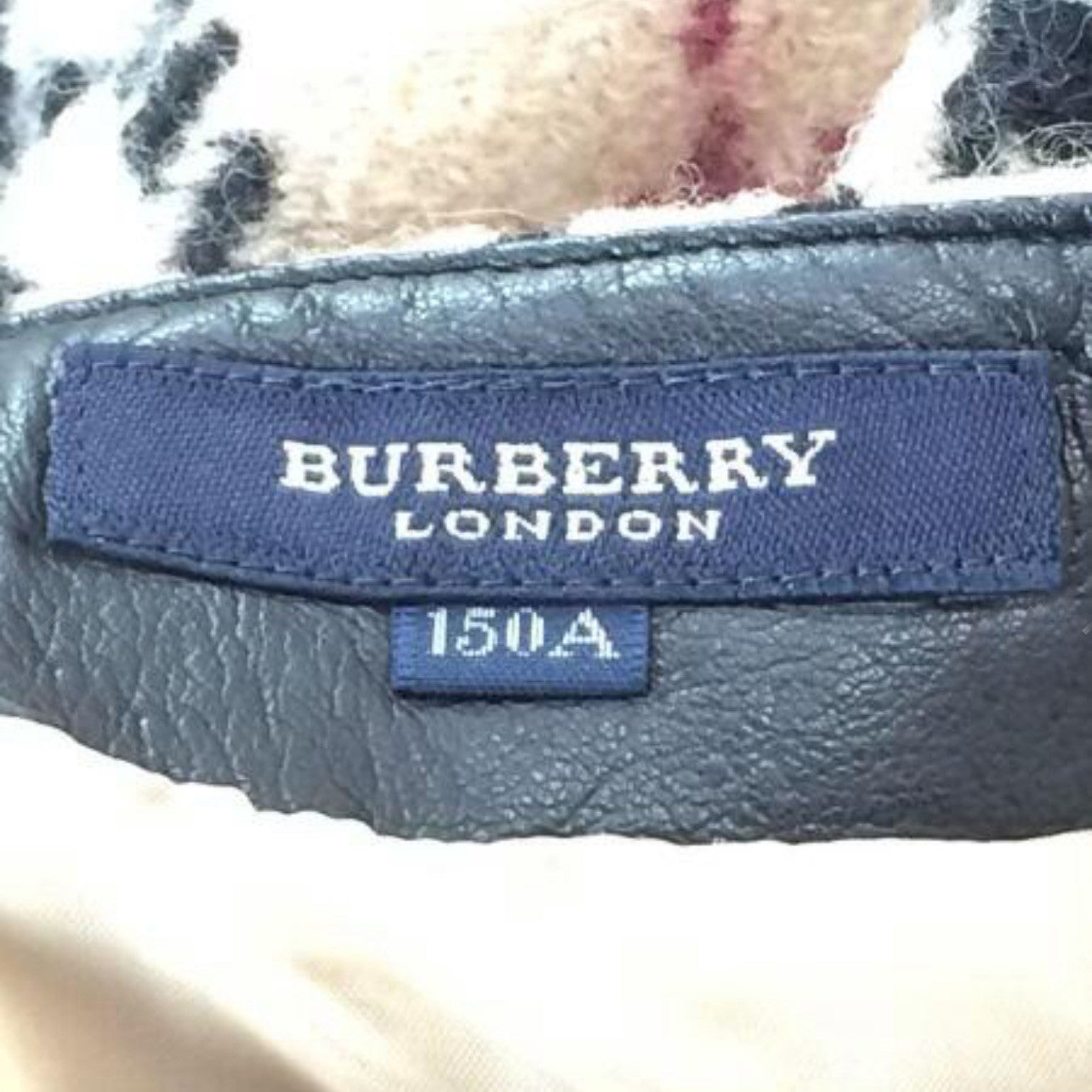 Burberry London Nova Check Wool Mini A Line Skirt