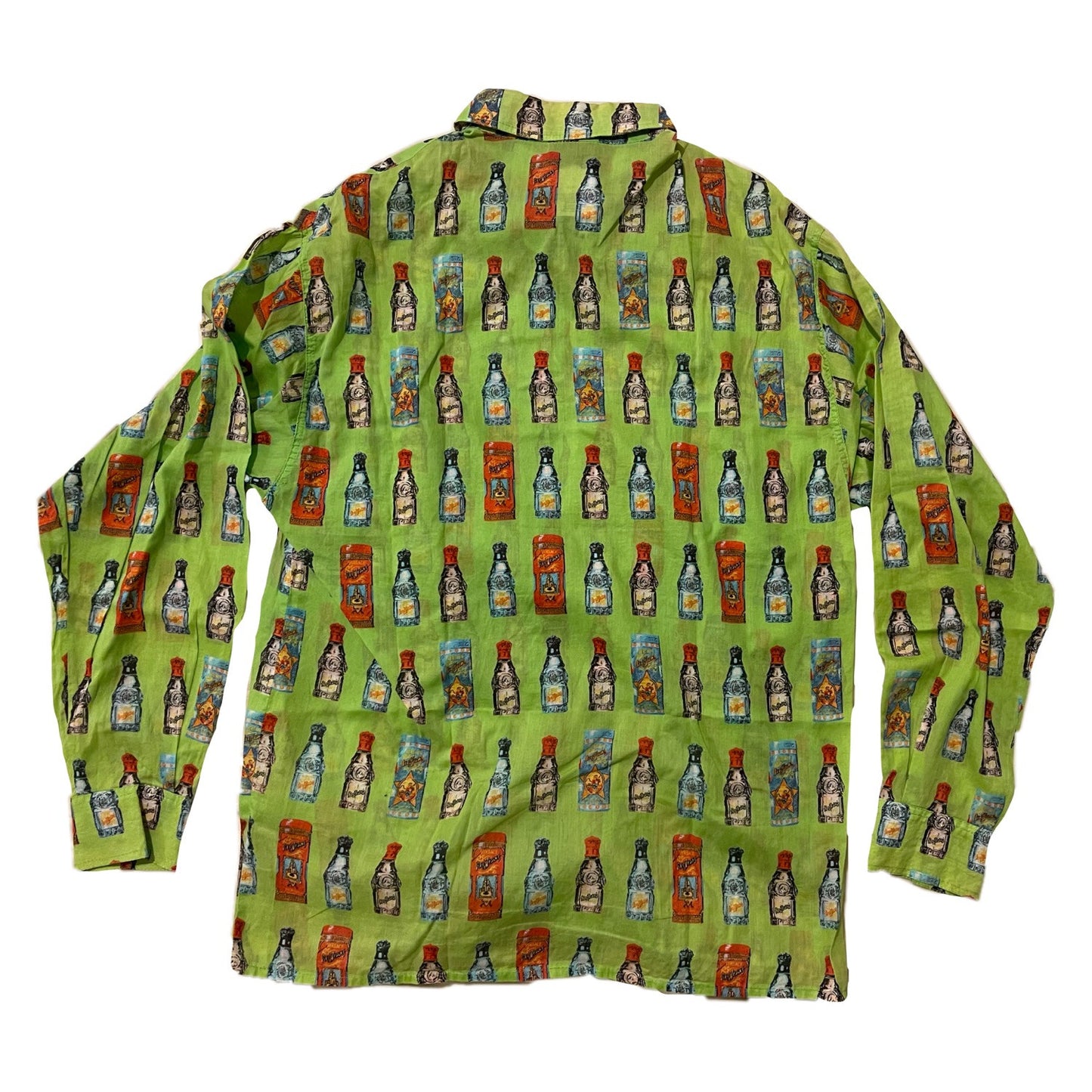 Versace Jeans Couture Multi Bottle Button Down LS Shirt