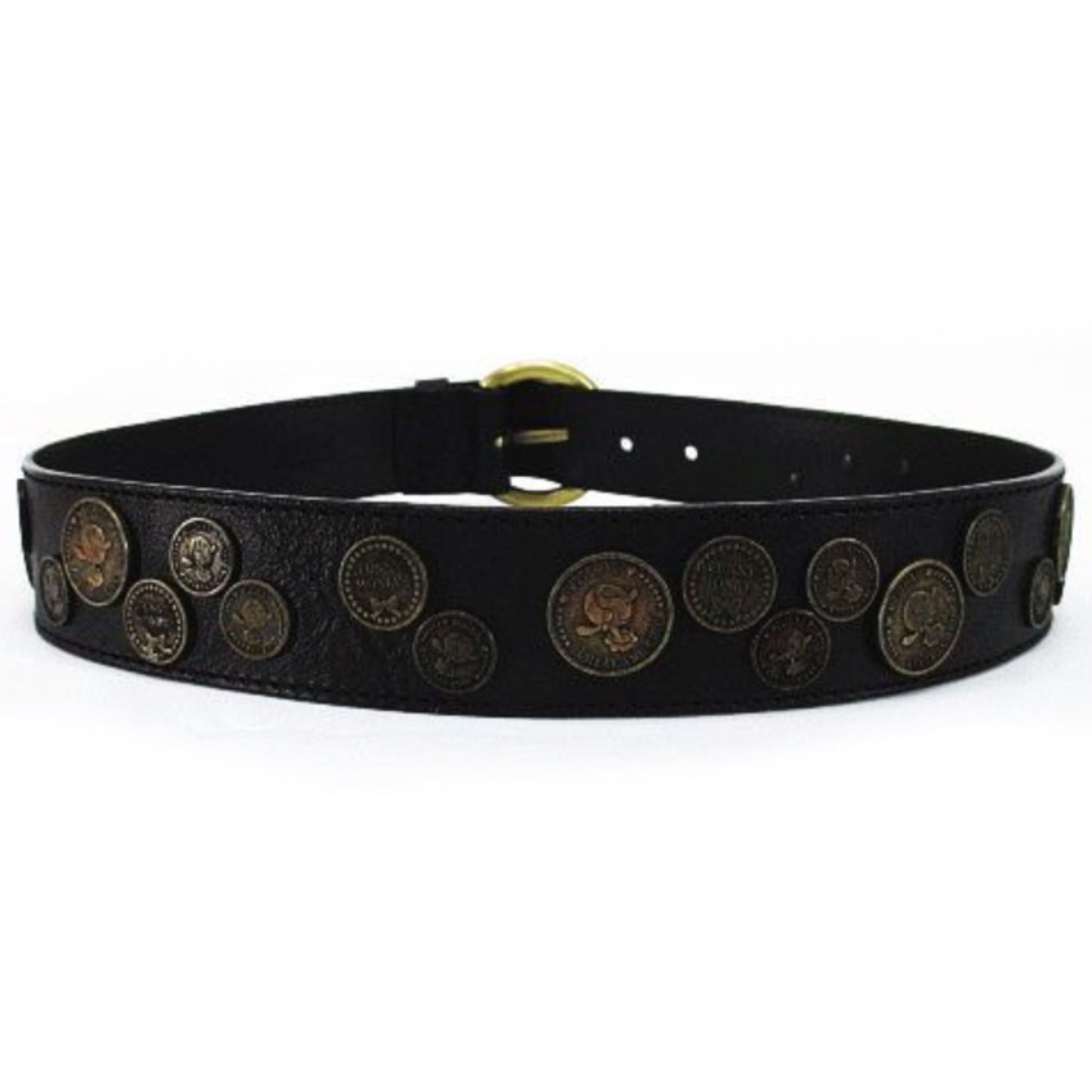 Moschino Waist Leather Coin Belt